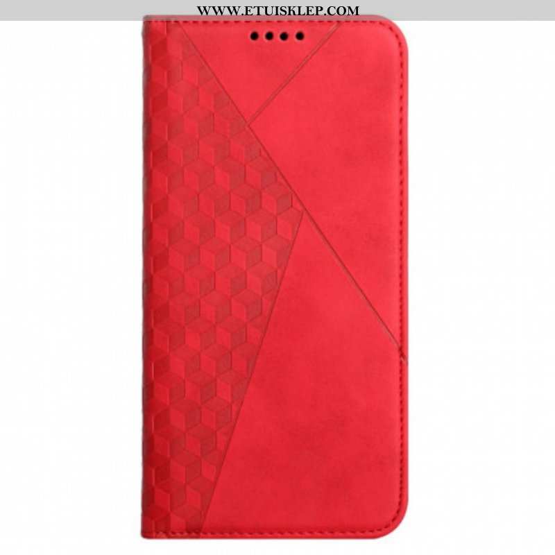 Etui Na Telefon do Oppo A54 5G / A74 5G Etui Folio Dotyk Skóry W Stylu Sześciennym